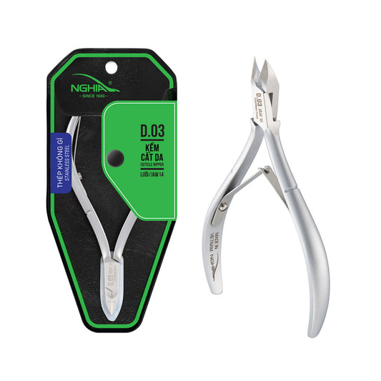 Cuticle Nipper - D-03 (Stainless Steel)