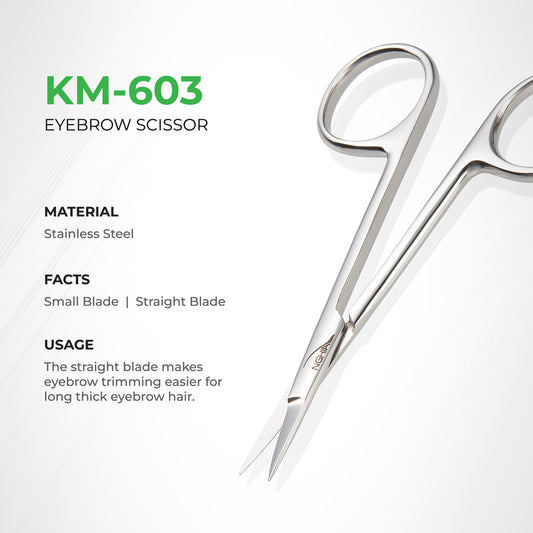 Kéo tỉa lông mày bằng thép không gỉ ES-02