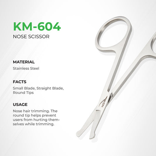 Kéo cắt đầu tròn bằng thép không gỉ ES-04