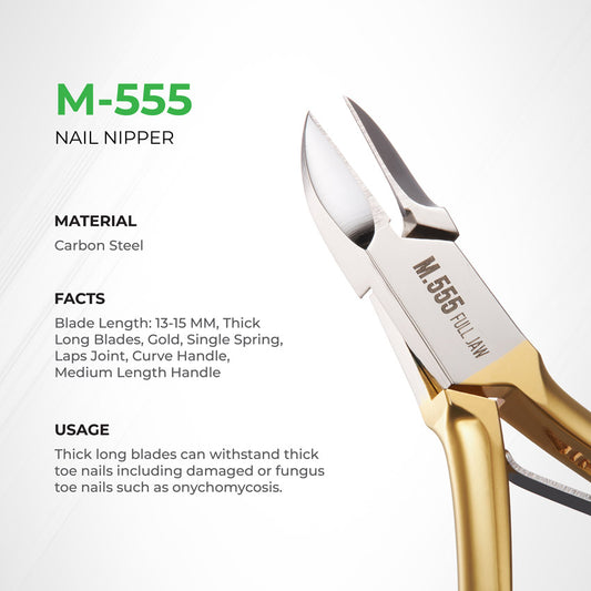 NGHIA GOLD Nail Nipper - M-555 (Hard Steel)