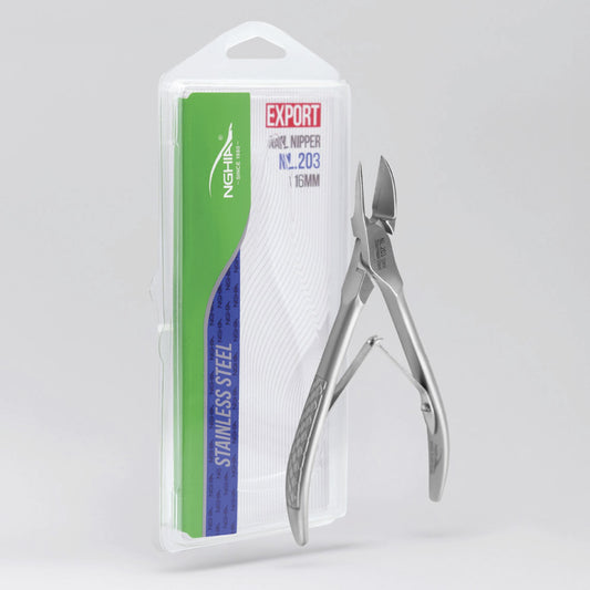 NGHIA EXPORT Profession Nail Nipper - NL-203 (Medical Grade Stainless Steel)