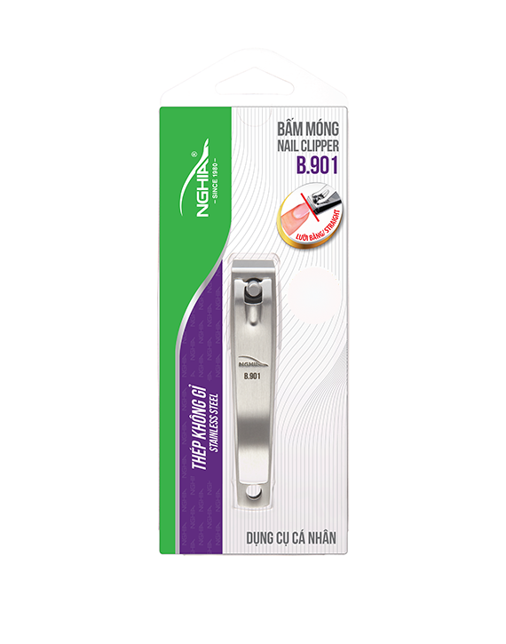 Straight Blade Large Nail Clipper - B-901 (Stainless Steel) – Nghia Nippers  USA