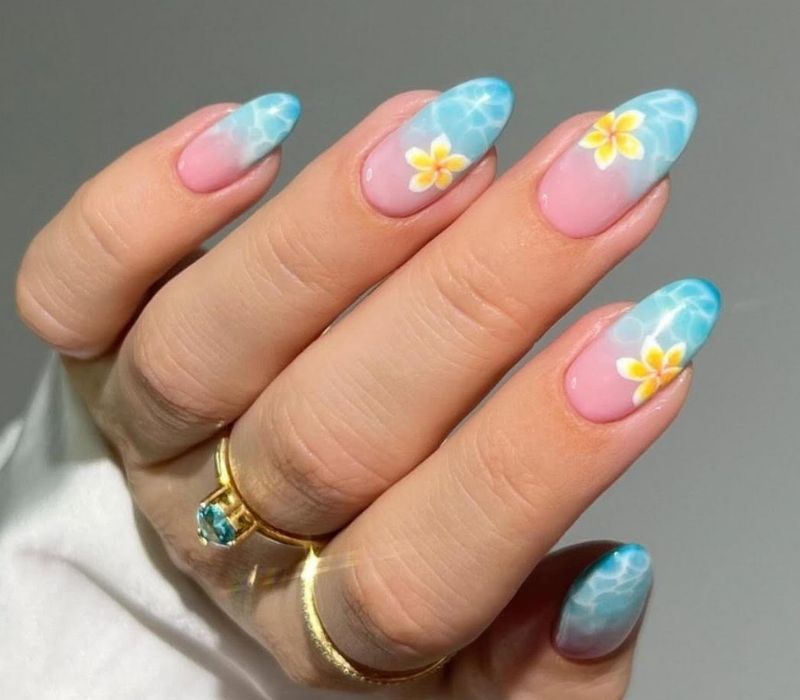 Top 20+ Beach Nail Designs Hot Trend 2025