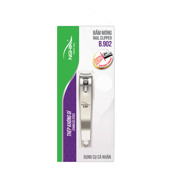 Kẹp móng tay bằng thép không gỉ NC-02