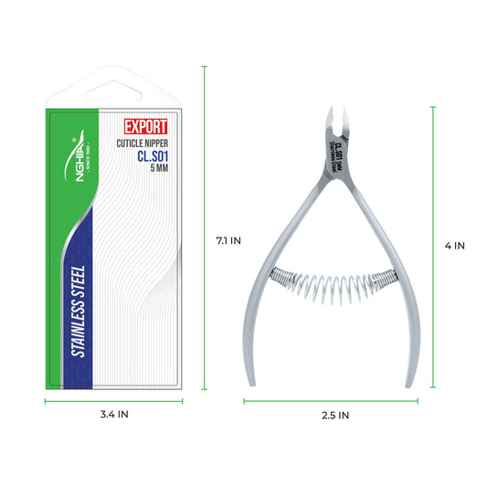 Professional Cuticle Nipper - CL-S01 (Stainless Steel)