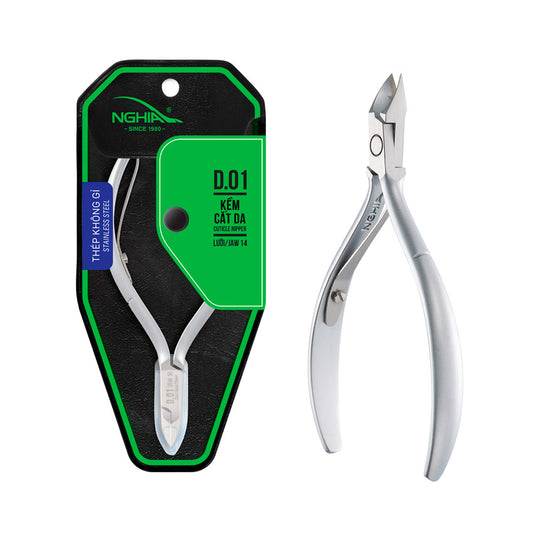 Cuticle Nipper - D-01 (Stainless Steel)