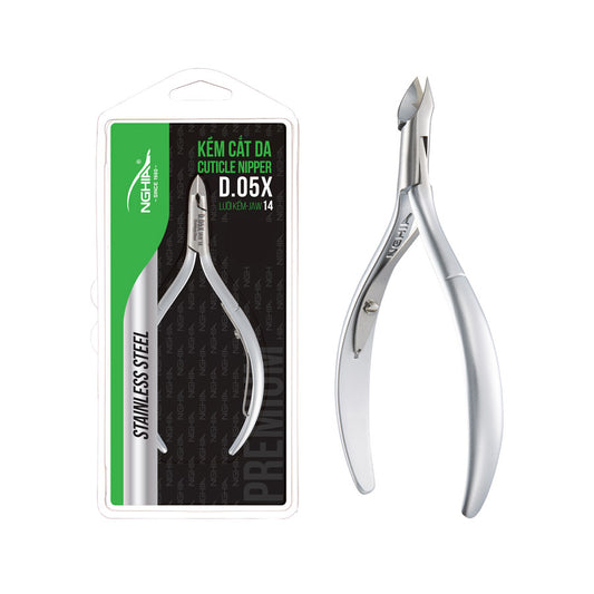 Premium Cuticle Nipper - D-05X (Stainless Steel)