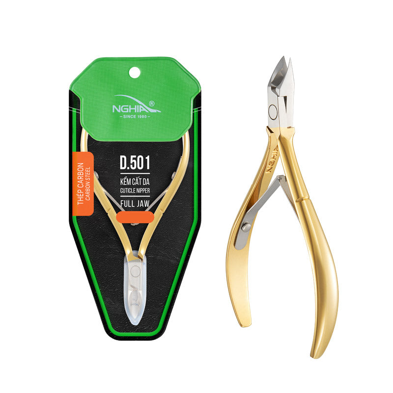 Cuticle Nipper - D-501 (Hard Steel) – Nghia Nippers USA