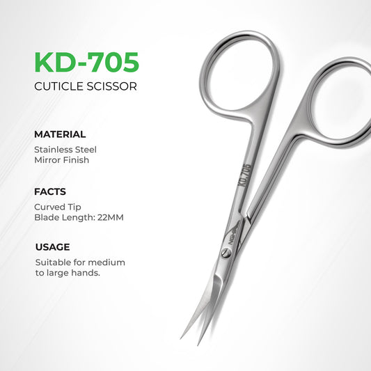 Kéo tỉa lông mày bằng thép không gỉ ES-01