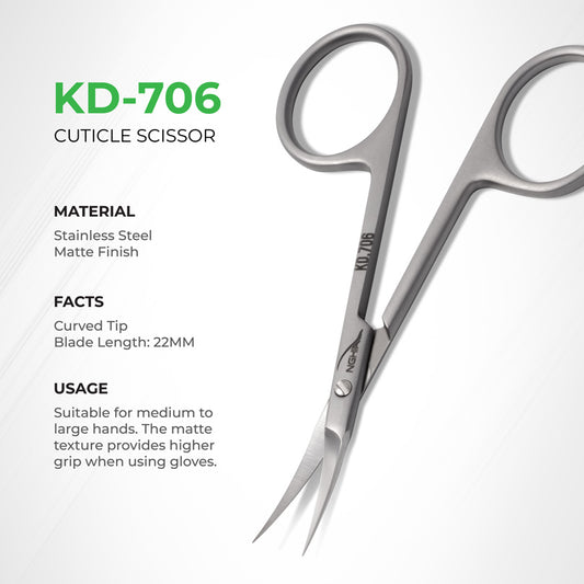 Kéo tỉa lông mày bằng thép không gỉ ES-01