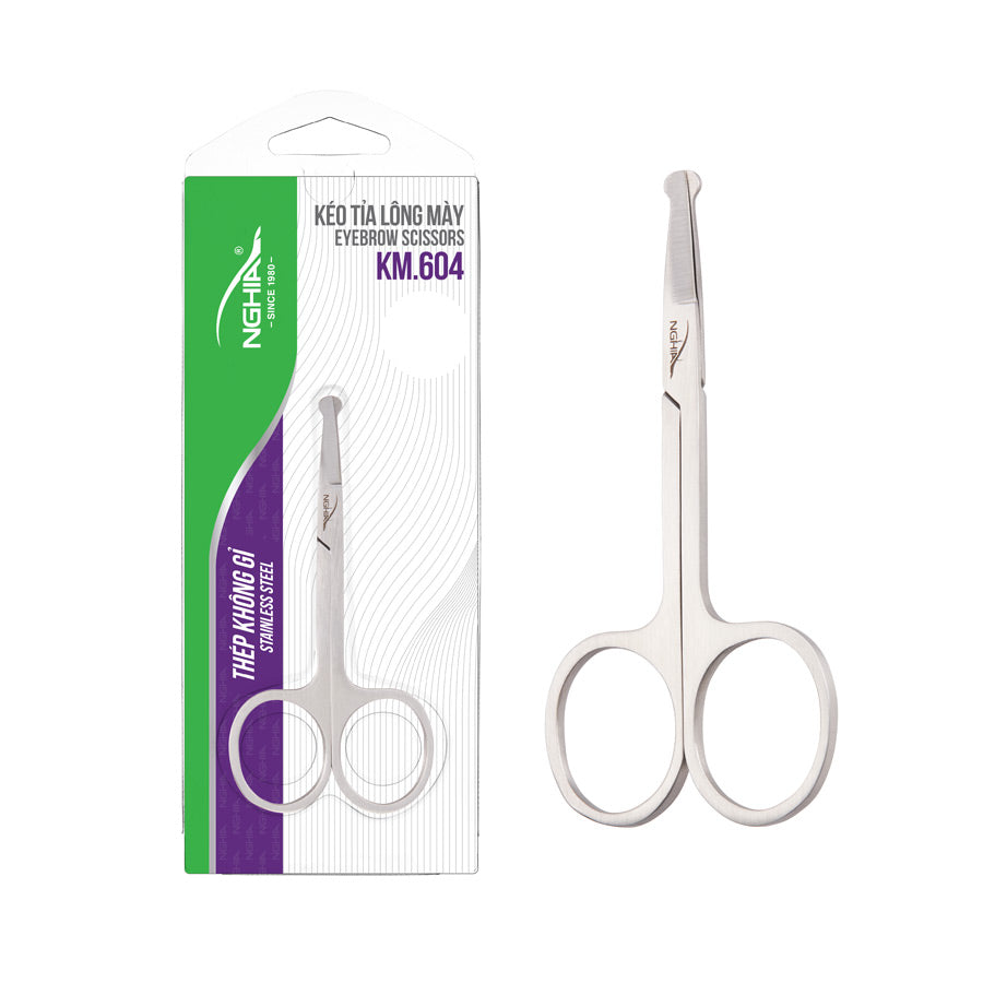 NGHIA Nose Scissors - KM-604 (Stainless Steel) – Nghia Nippers USA