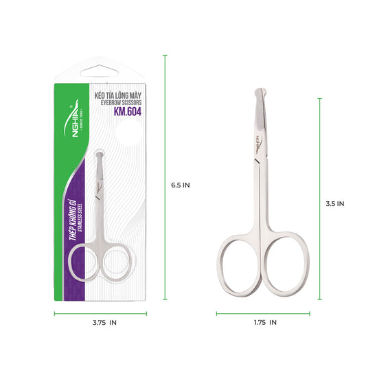 Nose Scissors - KM-604 (Stainless Steel)