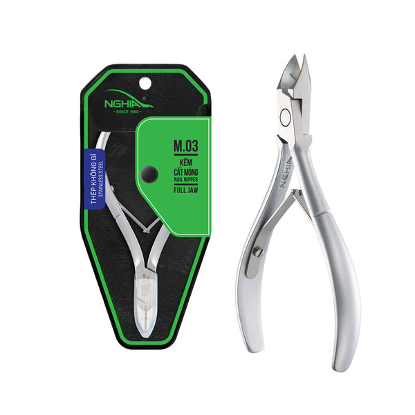 Kềm acrylic bằng thép không gỉ N-04