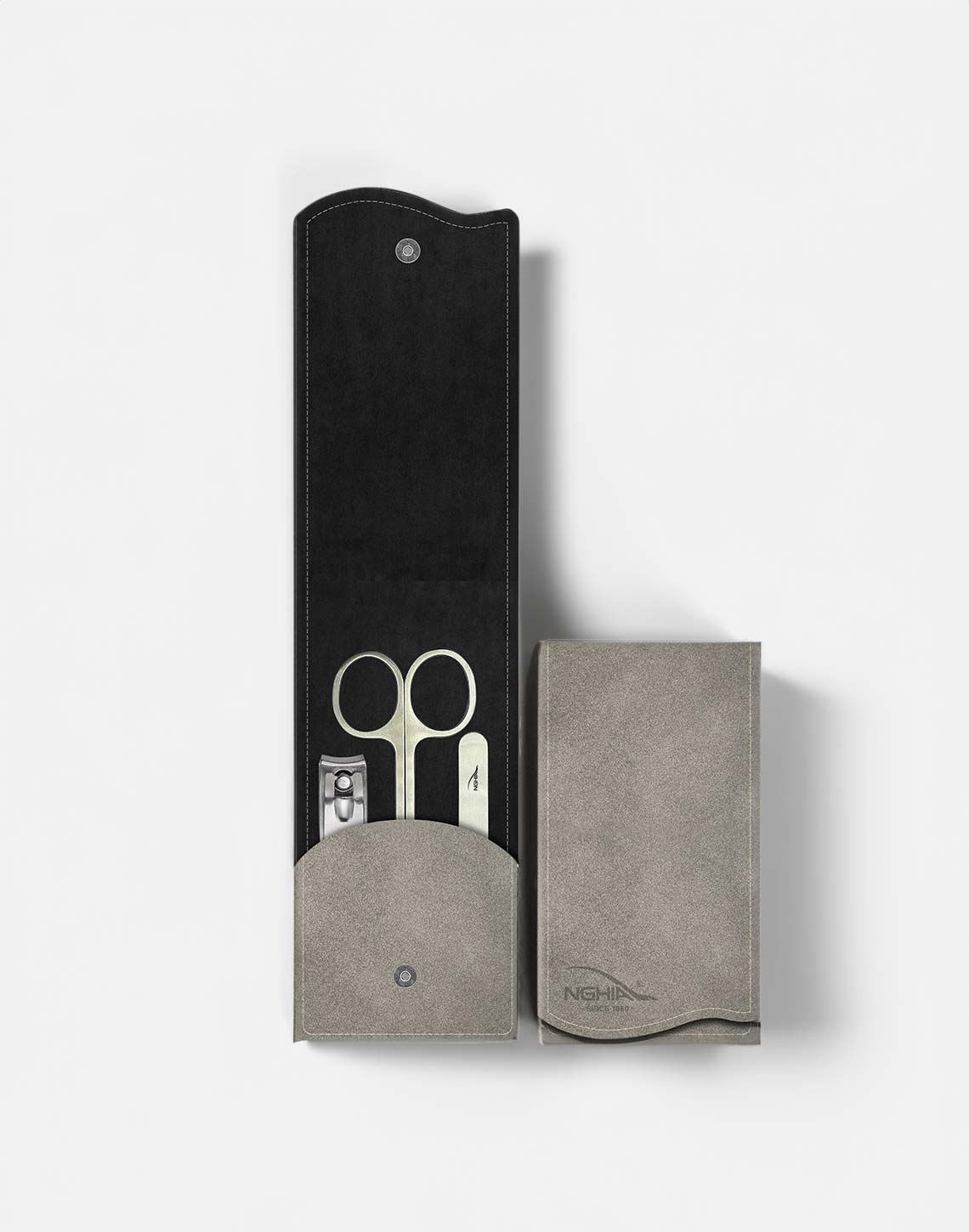 Nipper Kit Case Men Compacted Nail Kit - GREY – Nghia Nippers USA