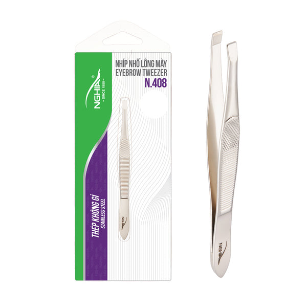 Straight Blades Tweezer - N-408 (Stainless Steel)