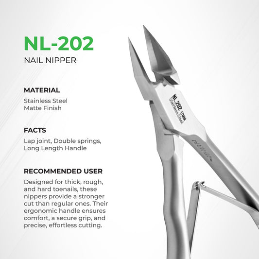 Professional Nail Nipper - NL-202 (Stainless Steel)