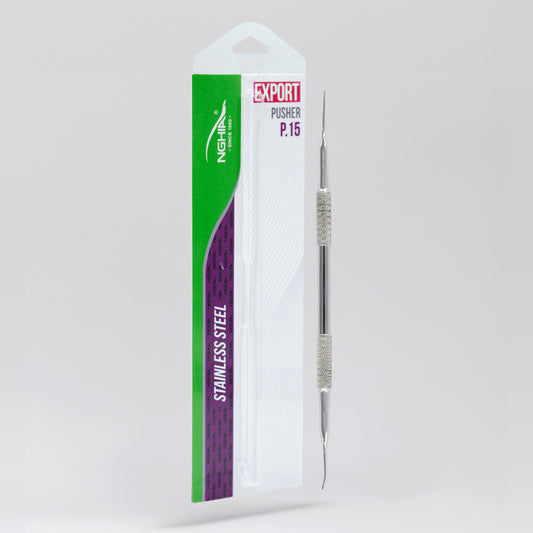 Cuticle Pusher - P-15 (Stainless Steel)