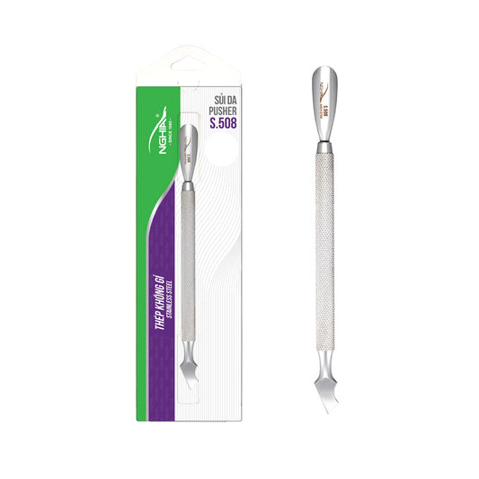 Cuticle Pusher - S-508 (Stainless Steel)