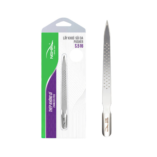 Cuticle Pusher - S-516 (Stainless Steel)