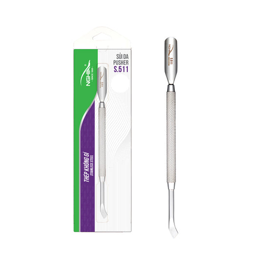 Cuticle Pusher - S-511 (Stainless Steel)