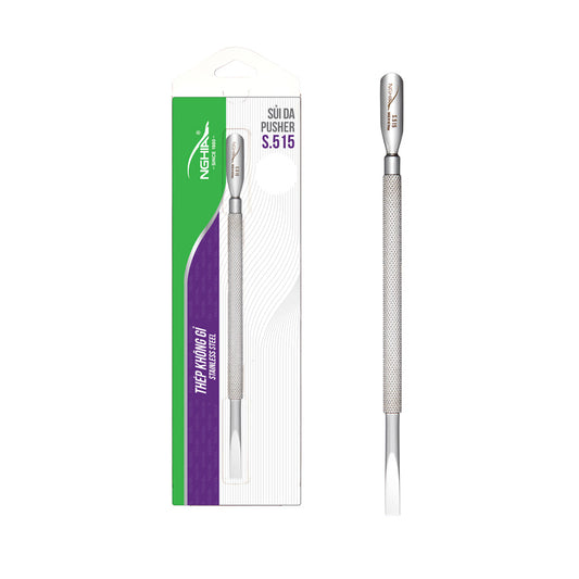 Cuticle Pusher - S-515 (Stainless Steel)