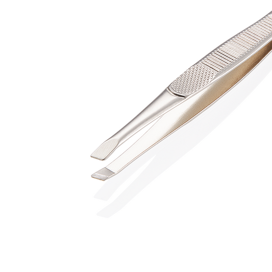 Slanted Tweezer - N-409 (Stainless Steel)